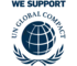 Logo von We support UN Global Compact